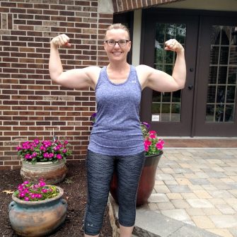 Patti after Patti after working out for 6 months